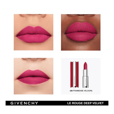 givenchy le rouge deep velvet 19|givenchy 315 framboise velours.